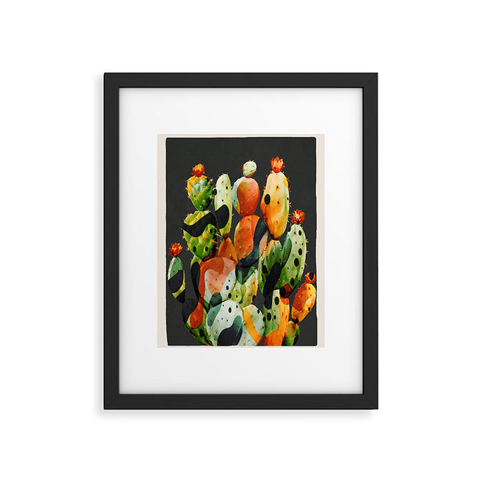 Abstract Modern Cactus 2 Framed Art Print Gallery Image 1