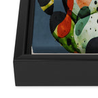 Abstract Modern Cactus 3 Framed Canvas Print Gallery Image 3