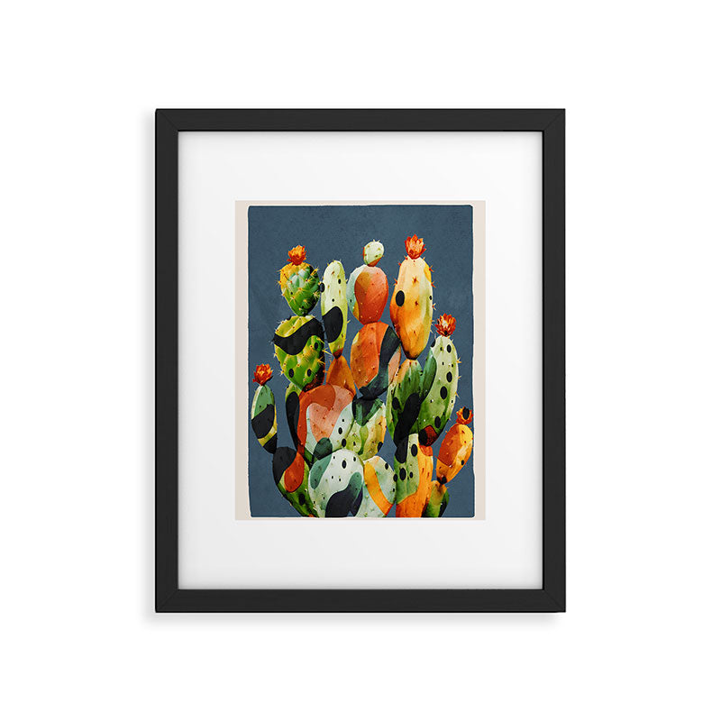 Abstract Modern Cactus 3 Framed Art Print Gallery Image 5