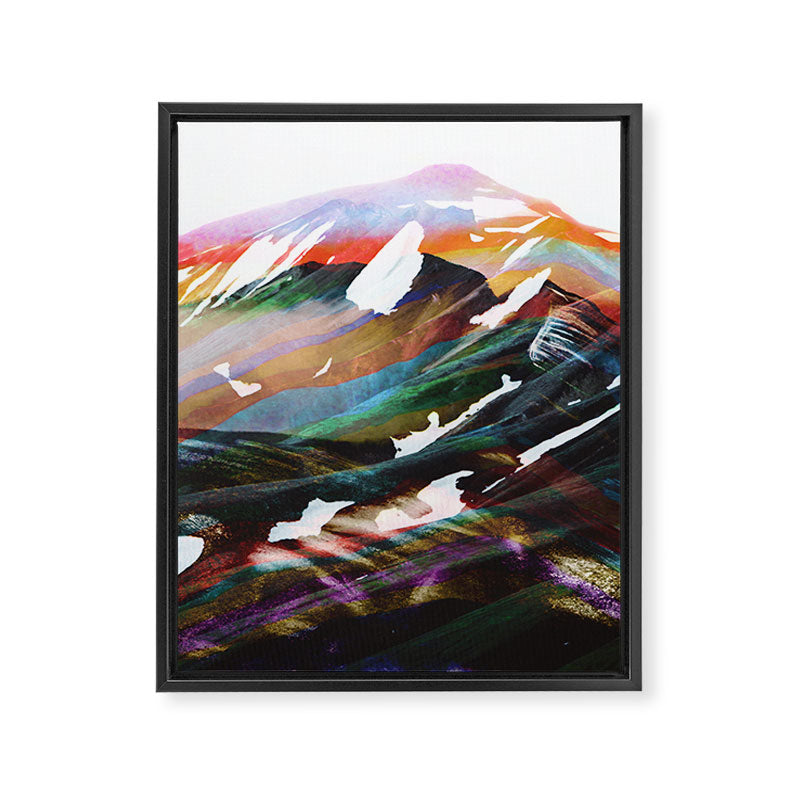 Abstract Mountains II Framed Canvas Print Gallery Image 8