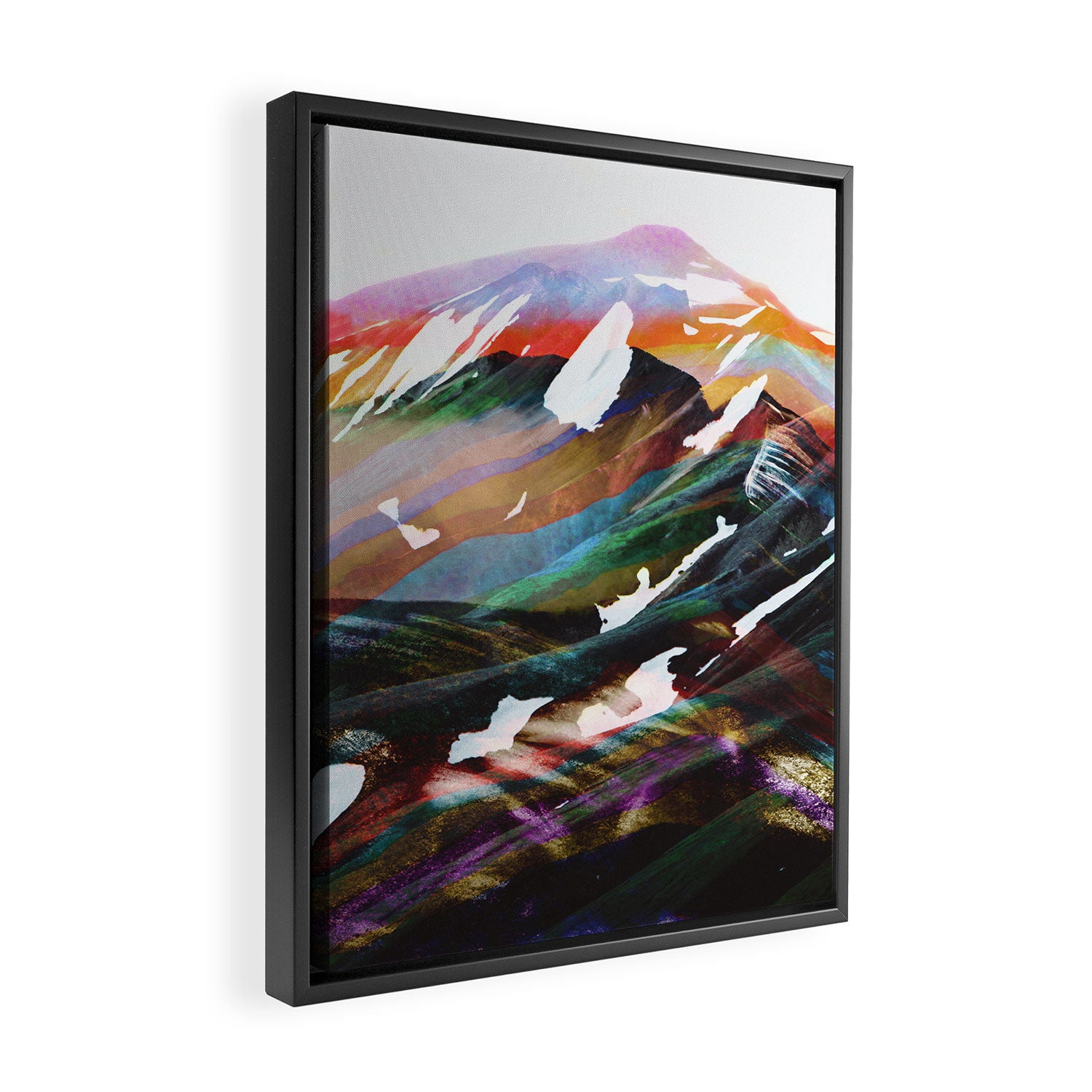 Abstract Mountains II Framed Canvas Print Gallery Image 2