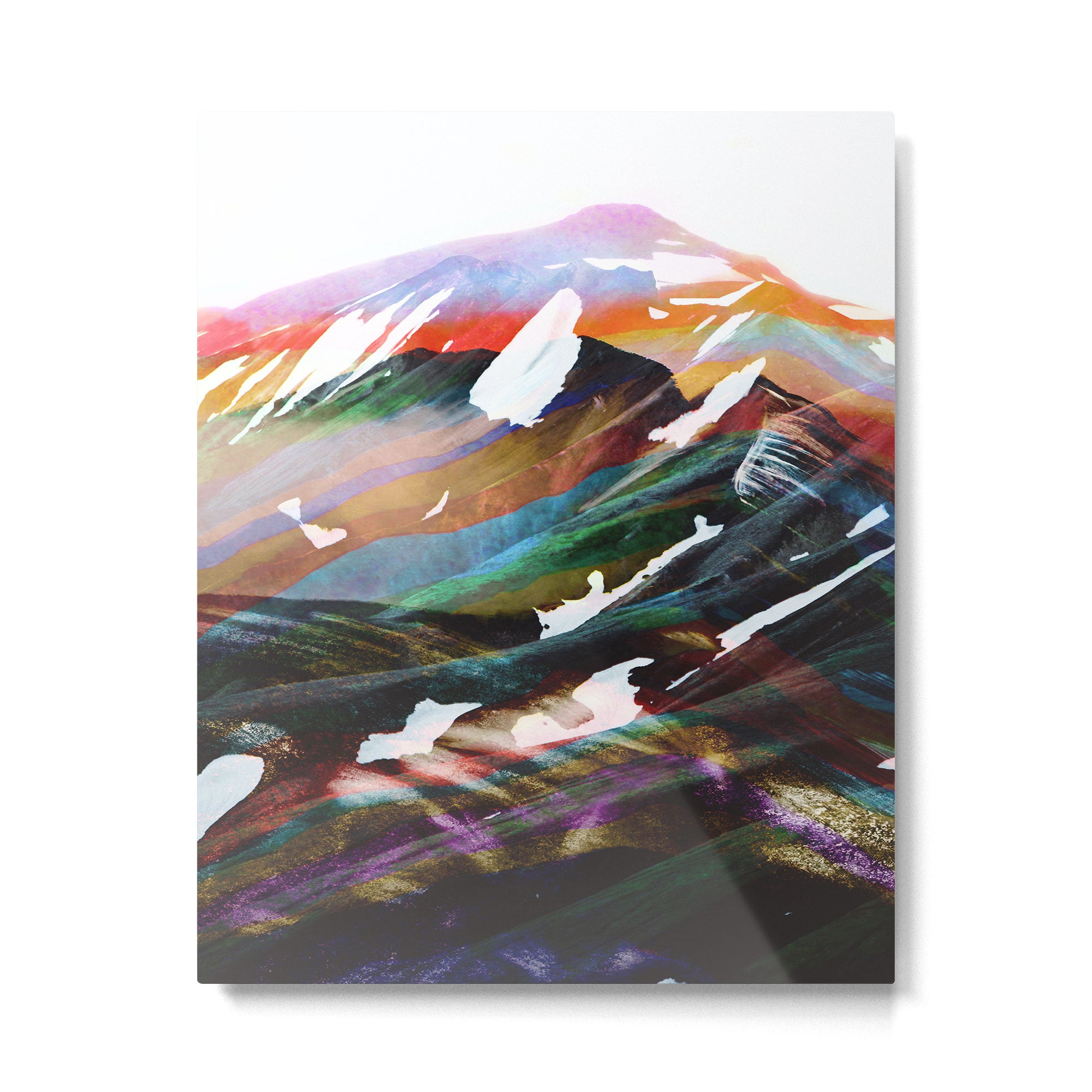 Abstract Mountains II Metal Print Gallery Image 6