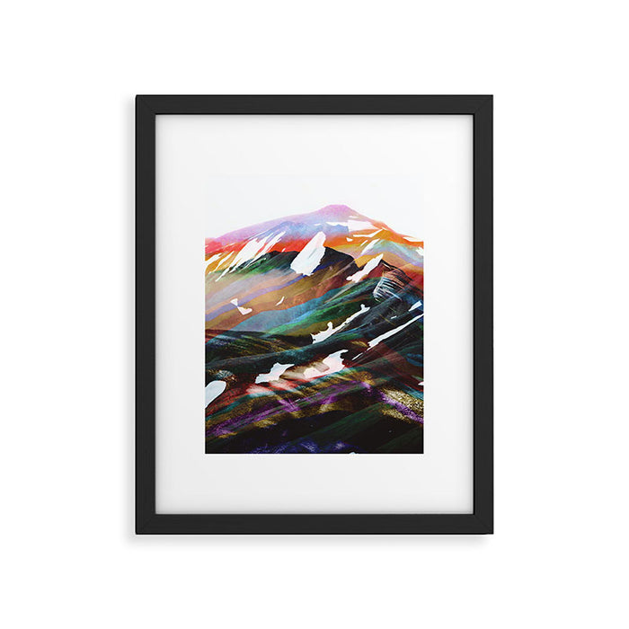 Abstract Mountains II Framed Art Print Gallery Image 1