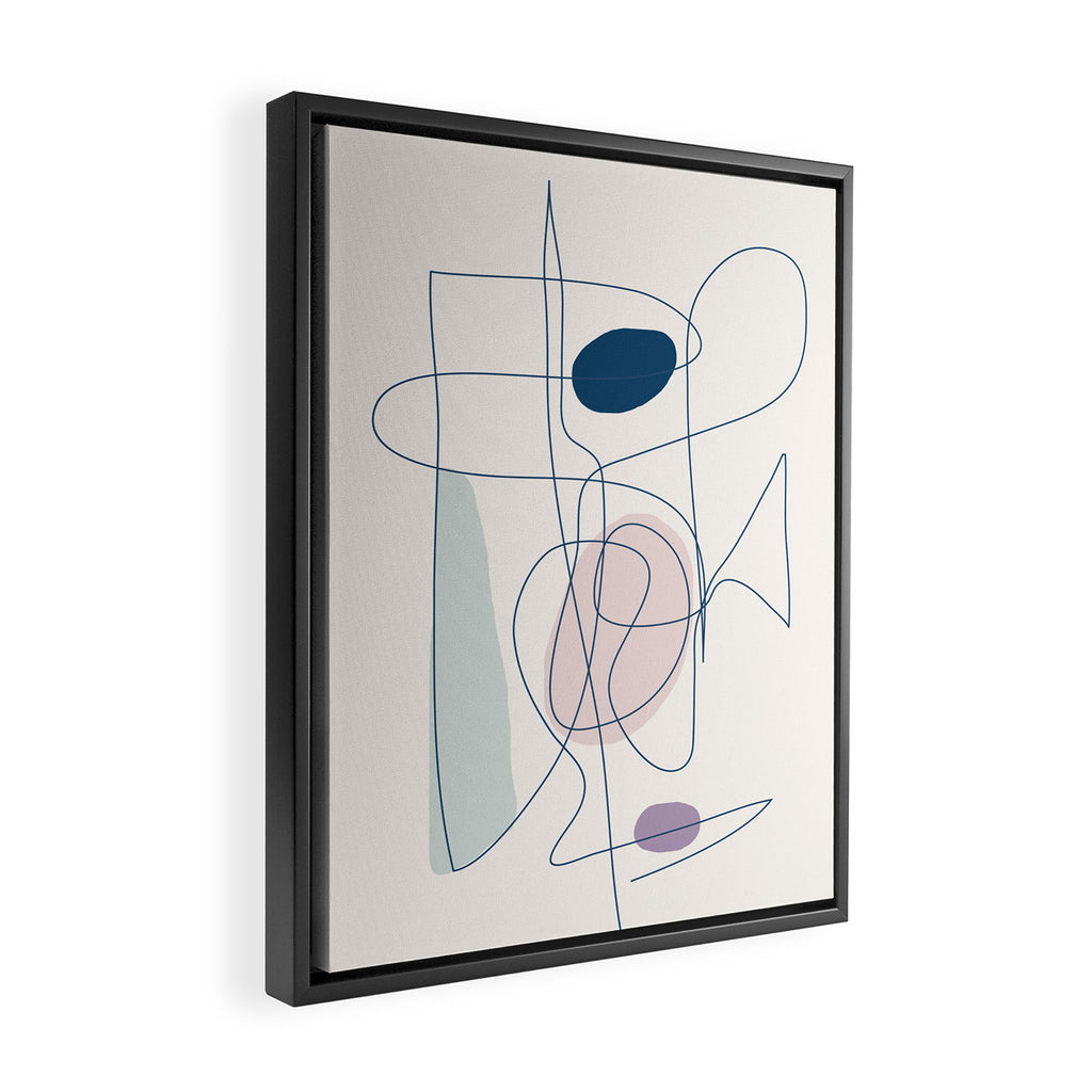 Abstract Movement 07 Framed Canvas Print Gallery Image 2