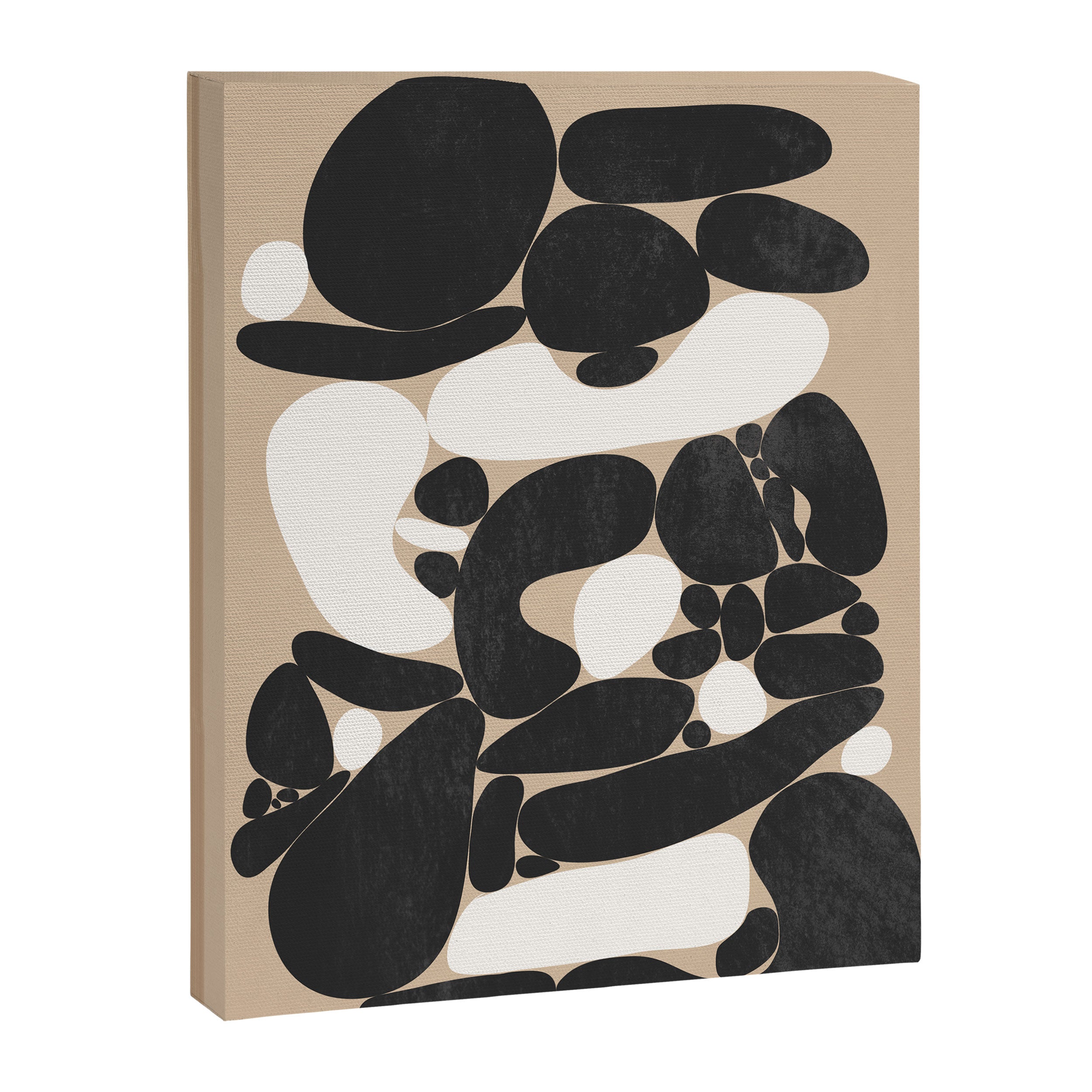 Abstract Pebbles Canvas Print Gallery Image 6