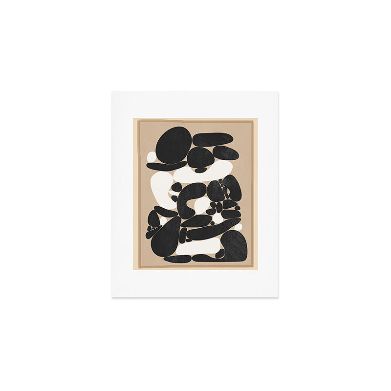 Abstract Pebbles Art Print Gallery Image 1