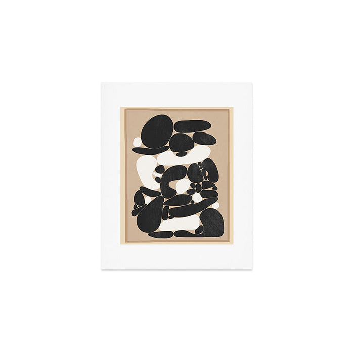Abstract Pebbles Art Print Gallery Image 1