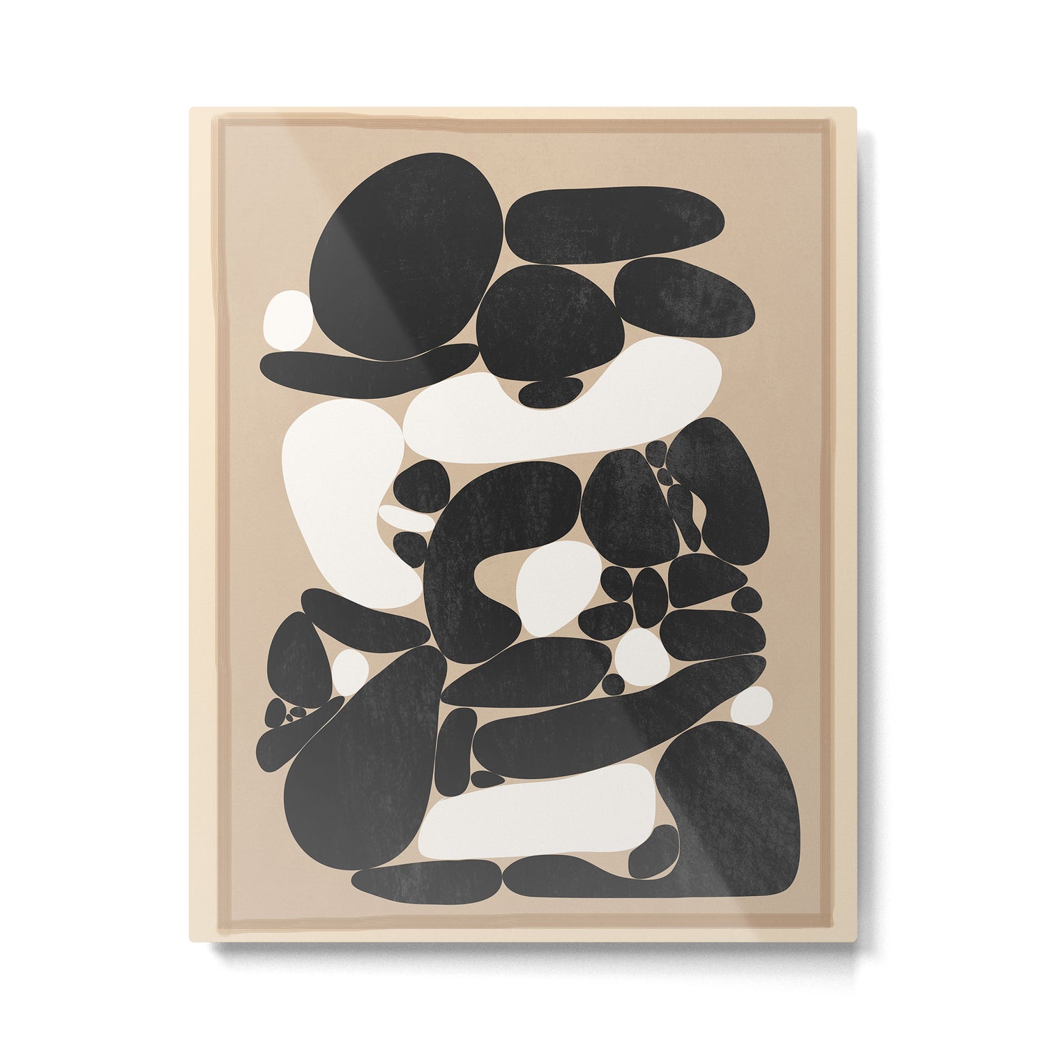 Abstract Pebbles Metal Print Gallery Image 4