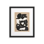 Abstract Pebbles Framed Art Print Gallery Image 5
