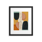 Abstract Shape Study Framed Art Print Gallery Image 5