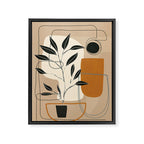 Abstract Shapes 06 Framed Canvas Print Gallery Image 6