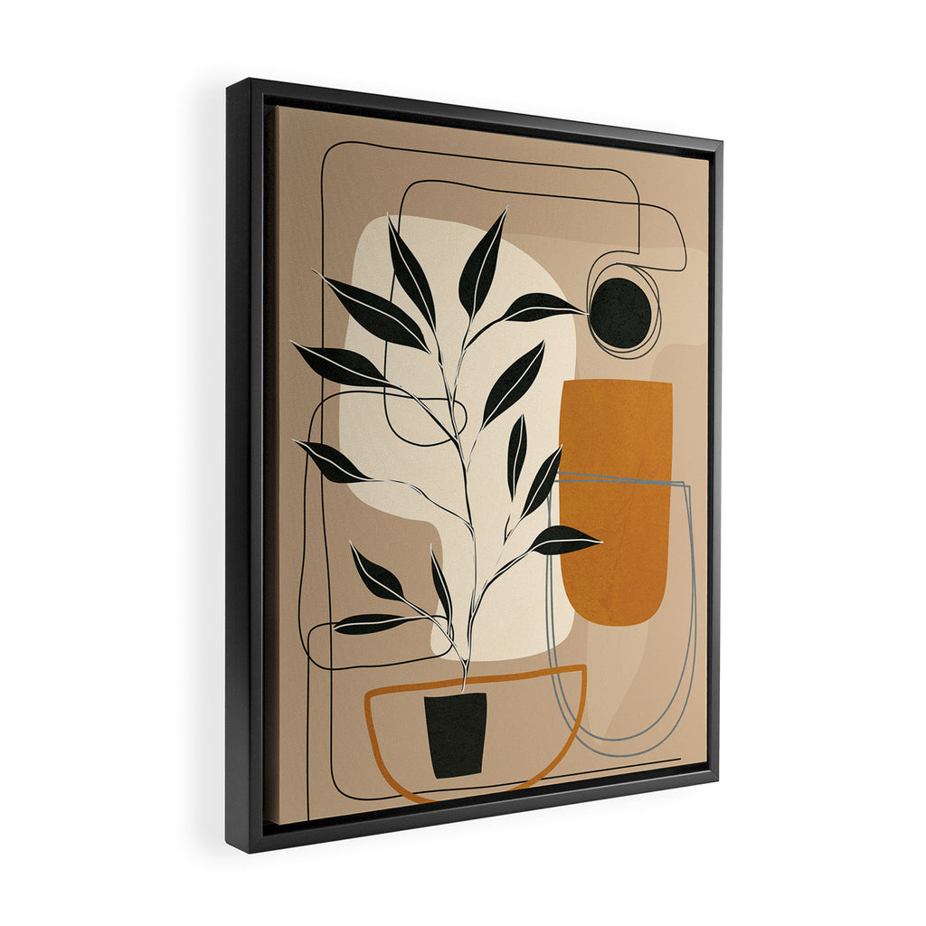 Abstract Shapes 06 Framed Canvas Print Gallery Image 2