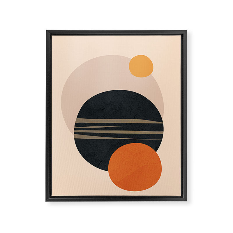 Abstract Shapes 12 Framed Canvas Print Gallery Image 6