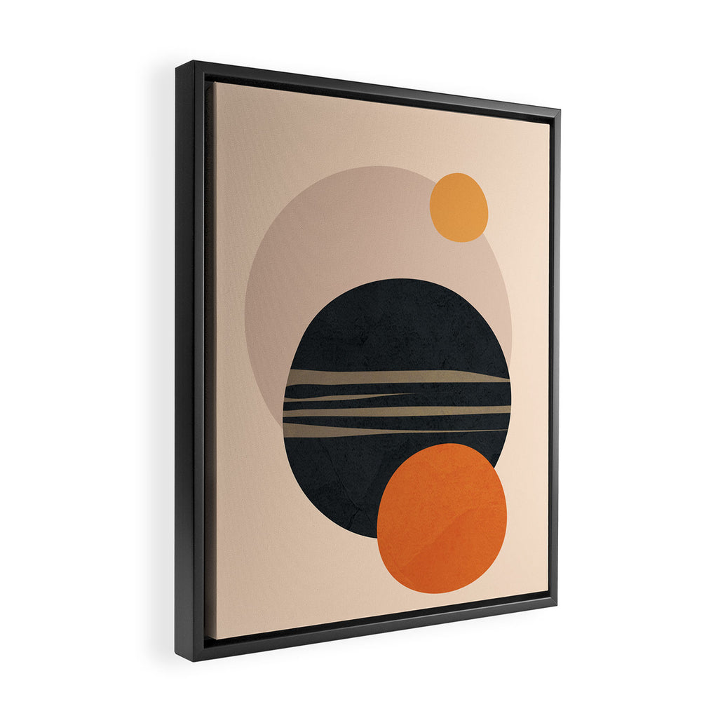 Abstract Shapes 12 Framed Canvas Print Gallery Image 2