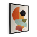 Abstract Shapes 16 Framed Canvas Print Gallery Image 2