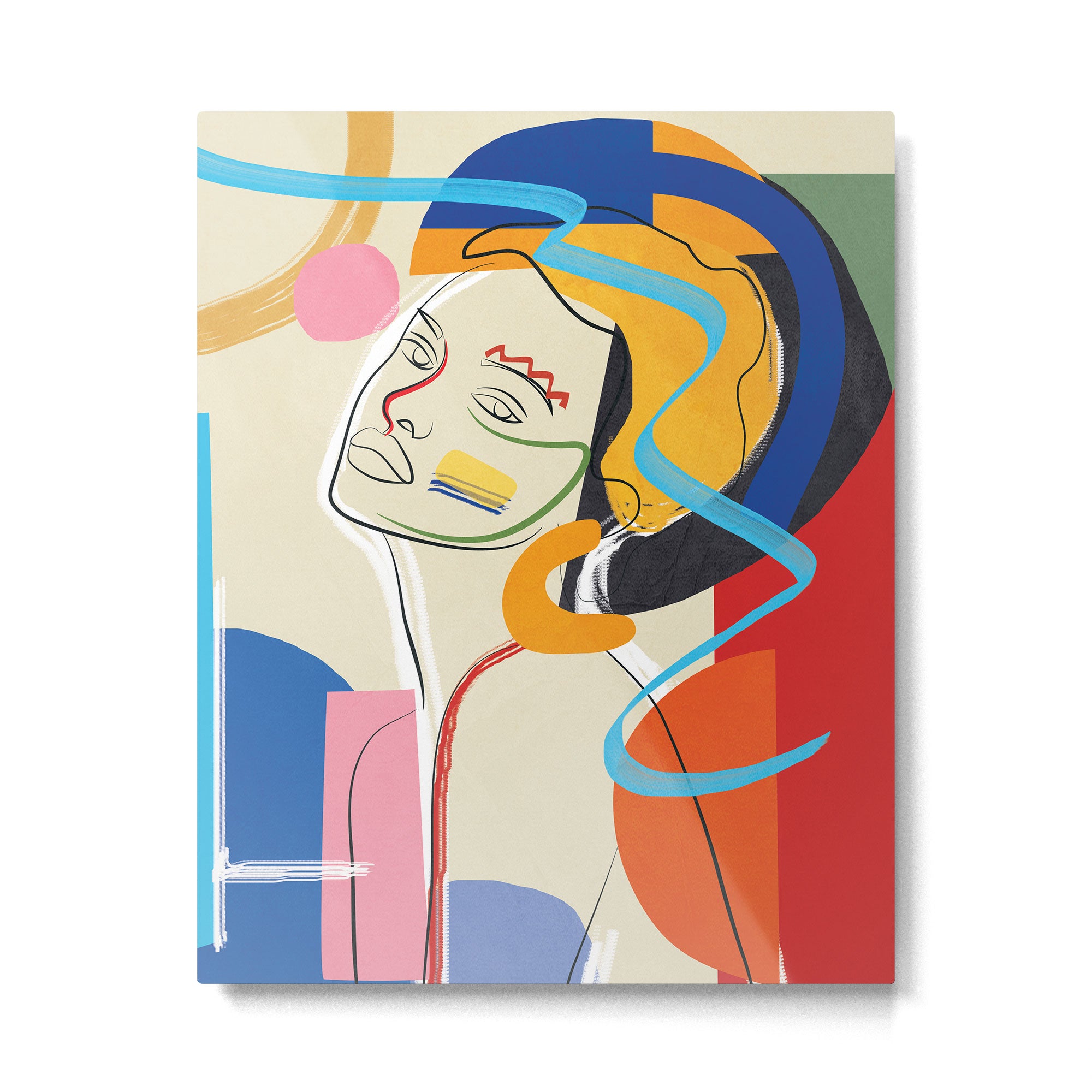 Abstract Woman 04 Metal Print Gallery Image 4