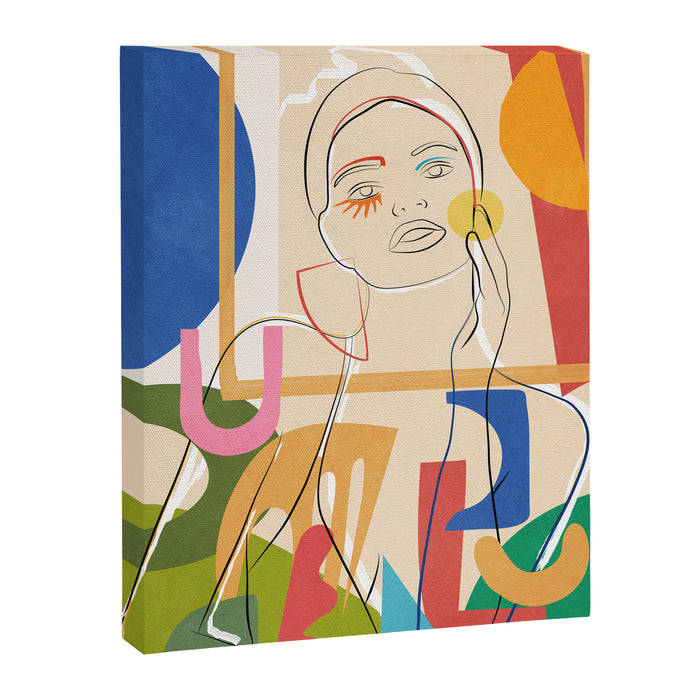 Abstract Woman 09 Canvas Print Gallery Image 1