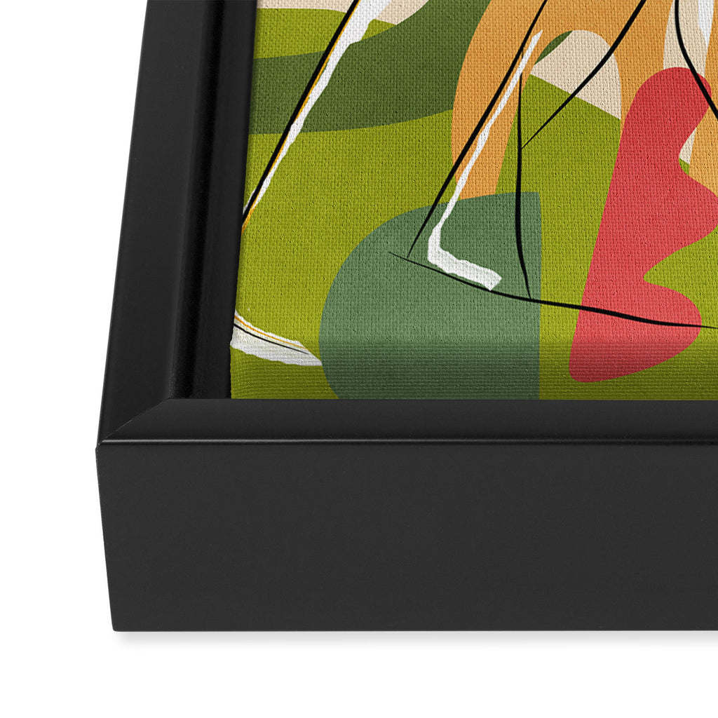 Abstract Woman 09 Framed Canvas Print Gallery Image 3