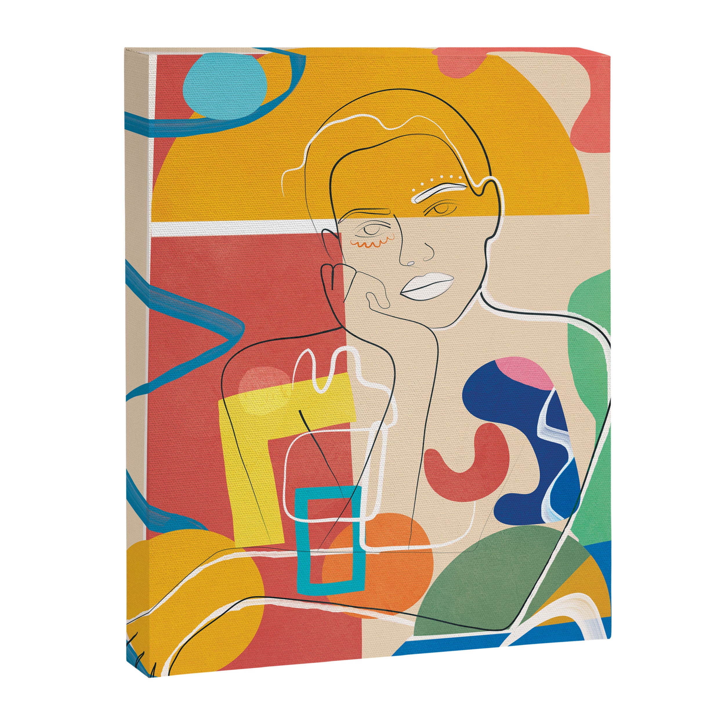 Abstract Woman 10 Canvas Print Gallery Image 8