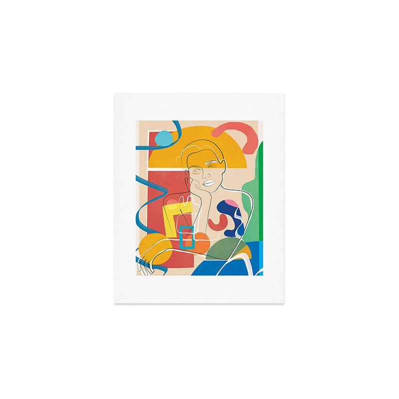 Abstract Woman 10 Art Print Gallery Image 1