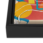 Abstract Woman 10 Framed Canvas Print Gallery Image 3