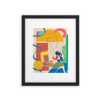 Abstract Woman 10 Framed Art Print Gallery Image 6