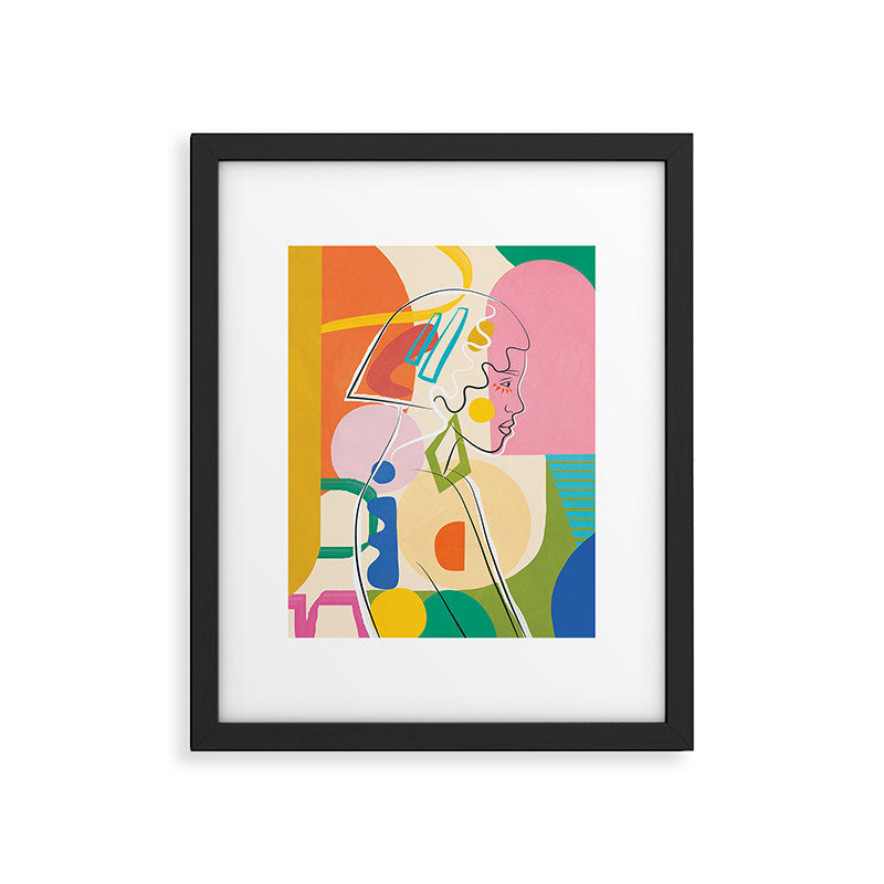 Abstract Woman 13 Framed Art Print Gallery Image 6