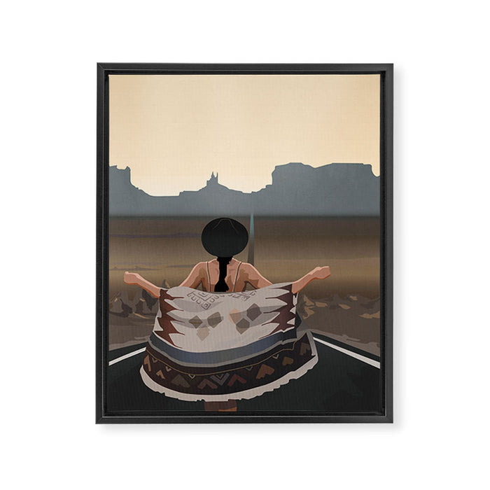 All the time in the world Framed Canvas Print Gallery Image 1