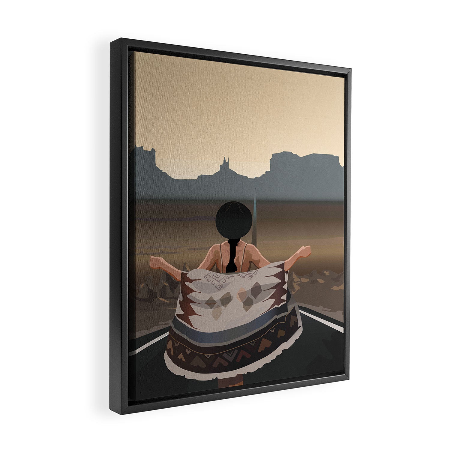 All the time in the world Framed Canvas Print Gallery Image 2
