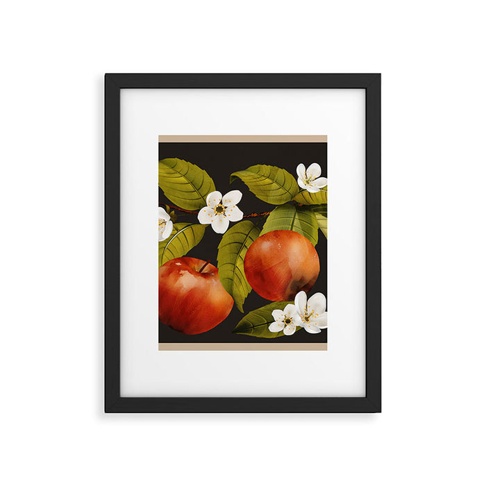 Apples Botanical Art 1 Framed Art Print Gallery Image 1