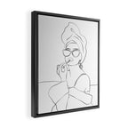 Audrey Hepburn Framed Canvas Print Gallery Image 2