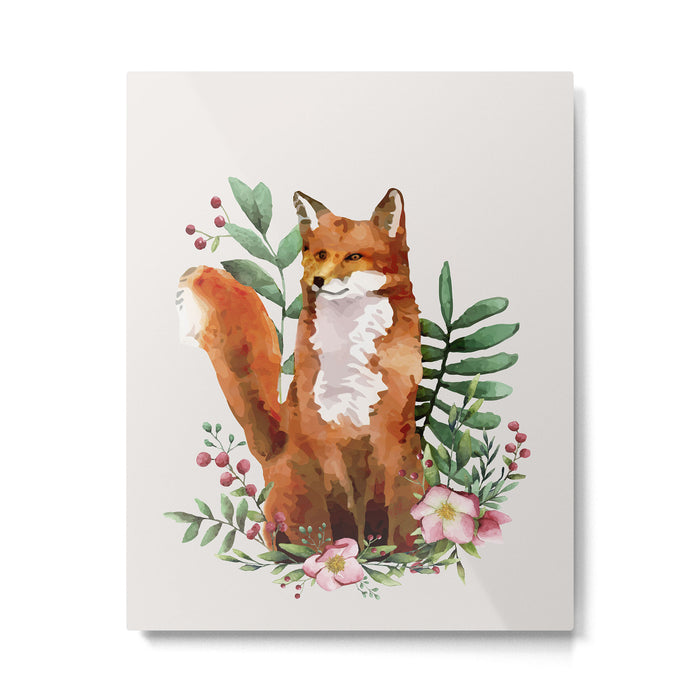 Autumn Fox II Metal Print Gallery Image 1
