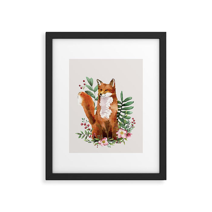 Autumn Fox II Framed Art Print Gallery Image 1