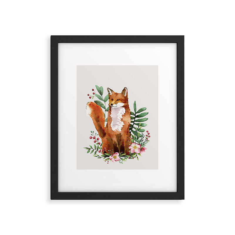 Autumn Fox II Framed Art Print Gallery Image 5