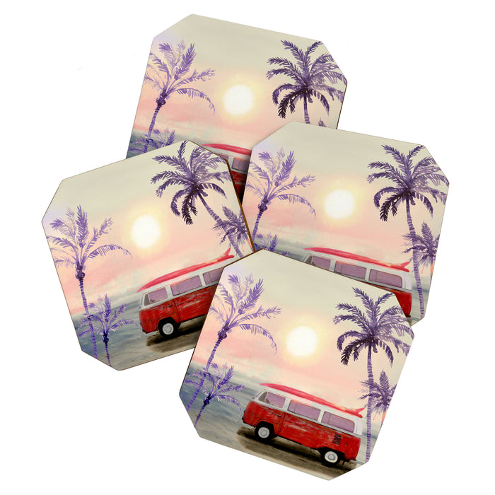 Beach Van Coaster Gallery Image 1