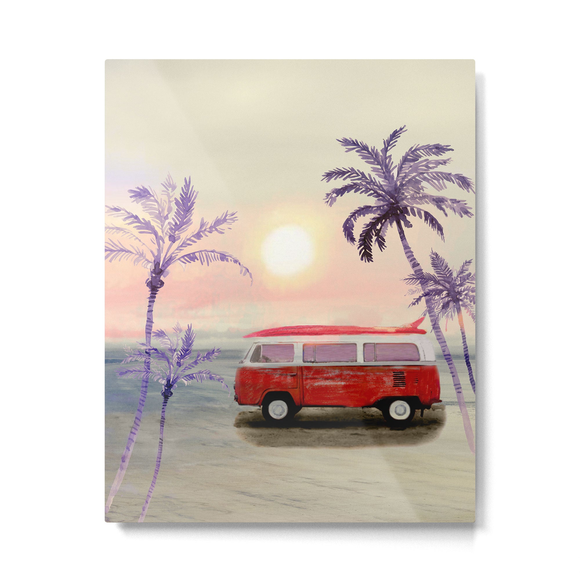 Beach Van Metal Print Gallery Image 4