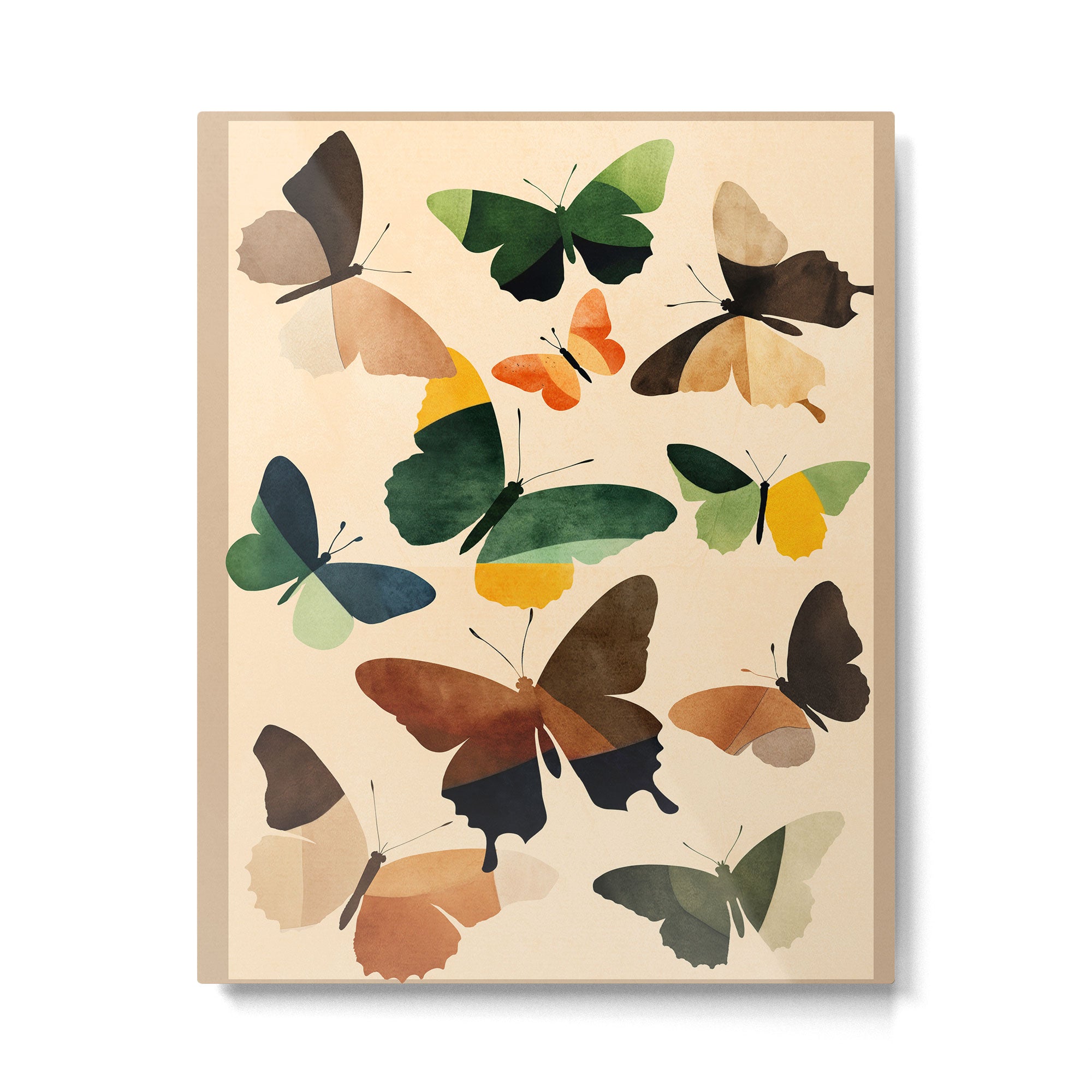 Beautiful Butterflies 1 Metal Print Gallery Image 4