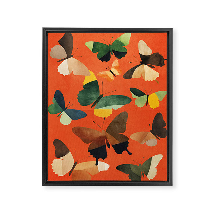 Beautiful Butterflies 3 Framed Canvas Print Gallery Image 1