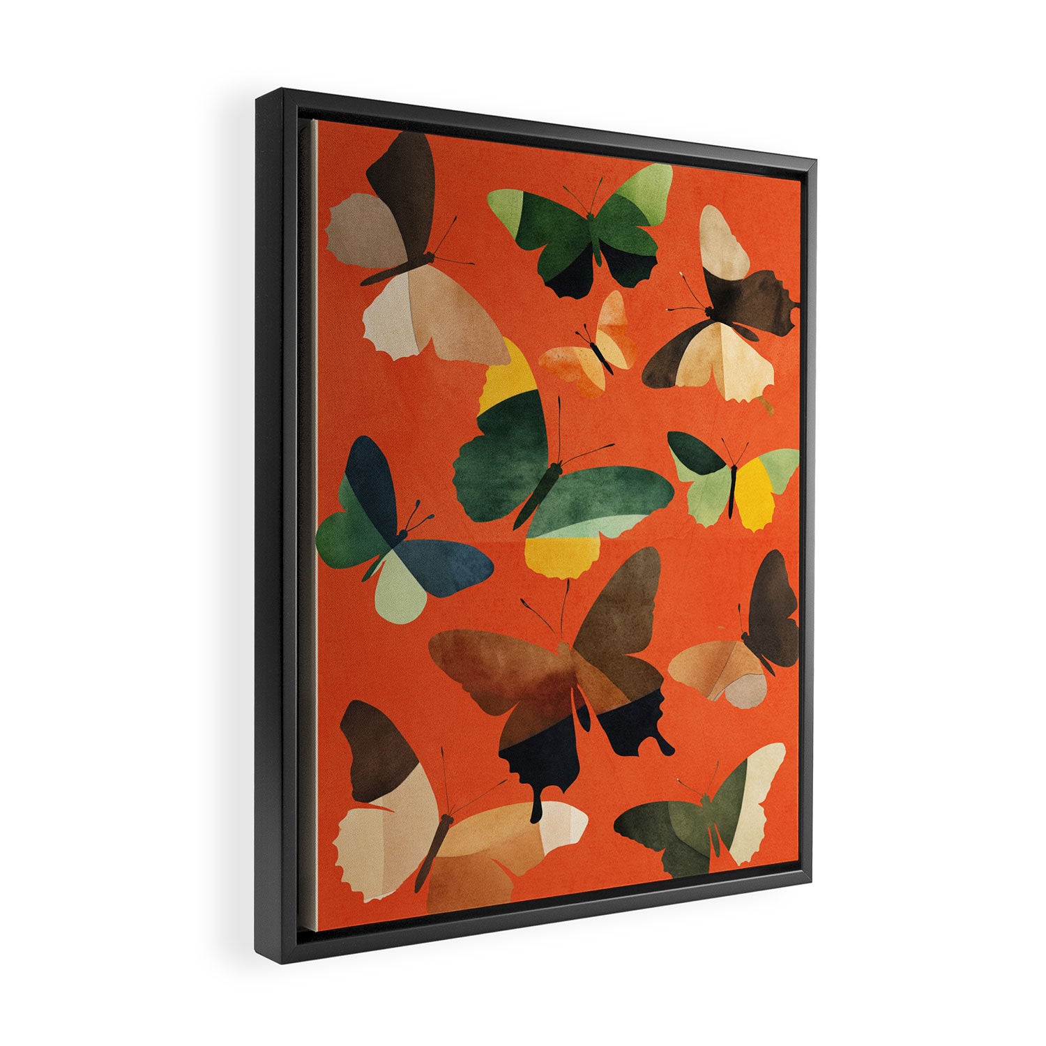 Beautiful Butterflies 3 Framed Canvas Print Gallery Image 2