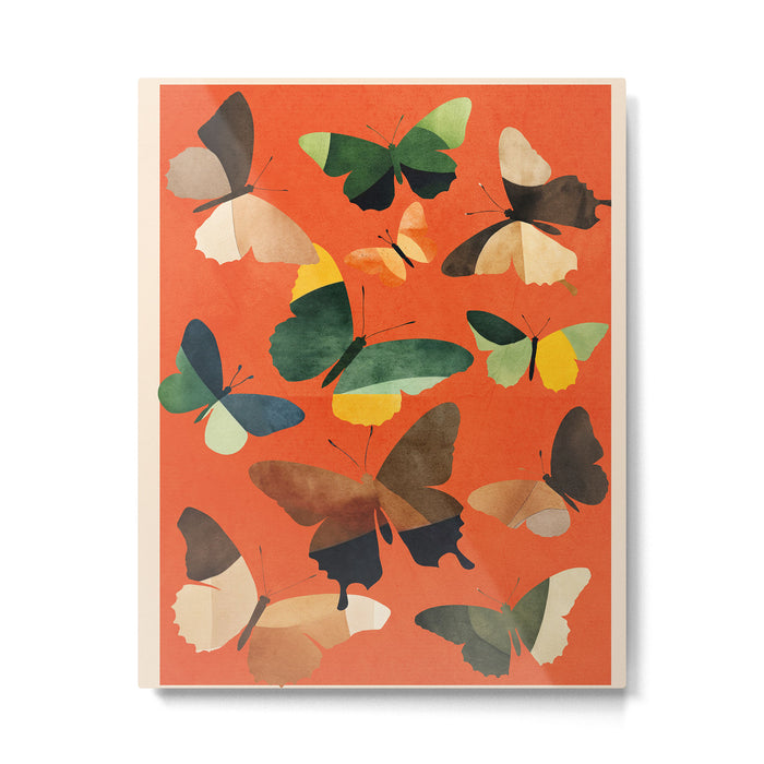 Beautiful Butterflies 3 Metal Print Gallery Image 1