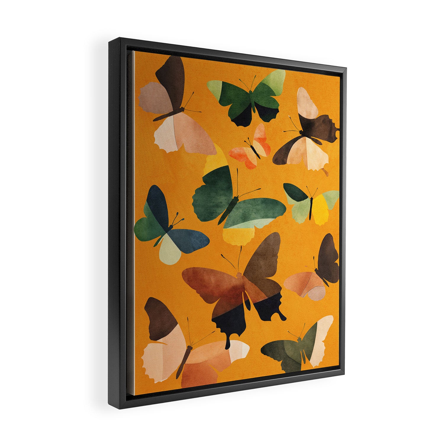 Beautiful Butterflies 5 Framed Canvas Print Gallery Image 2