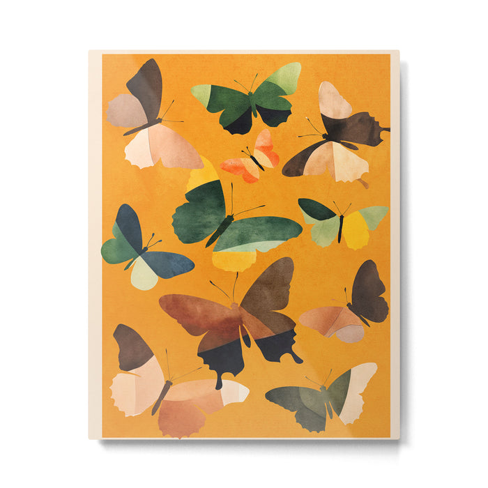 Beautiful Butterflies 5 Metal Print Gallery Image 1