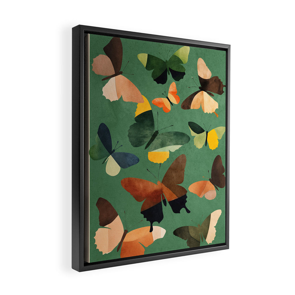 Beautiful Butterflies 6 Framed Canvas Print Gallery Image 2