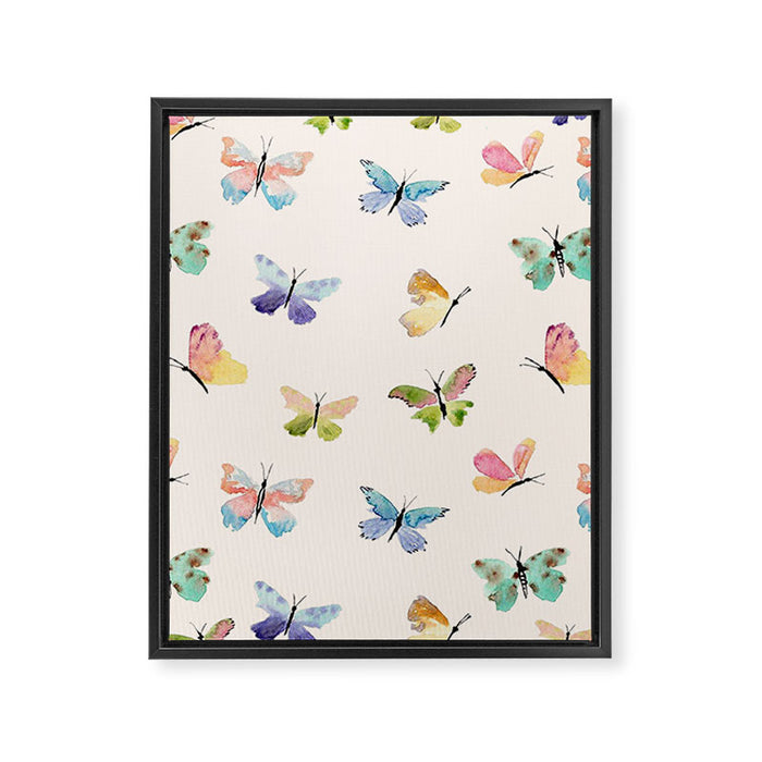 Beautiful Butterflies Framed Canvas Print Gallery Image 1