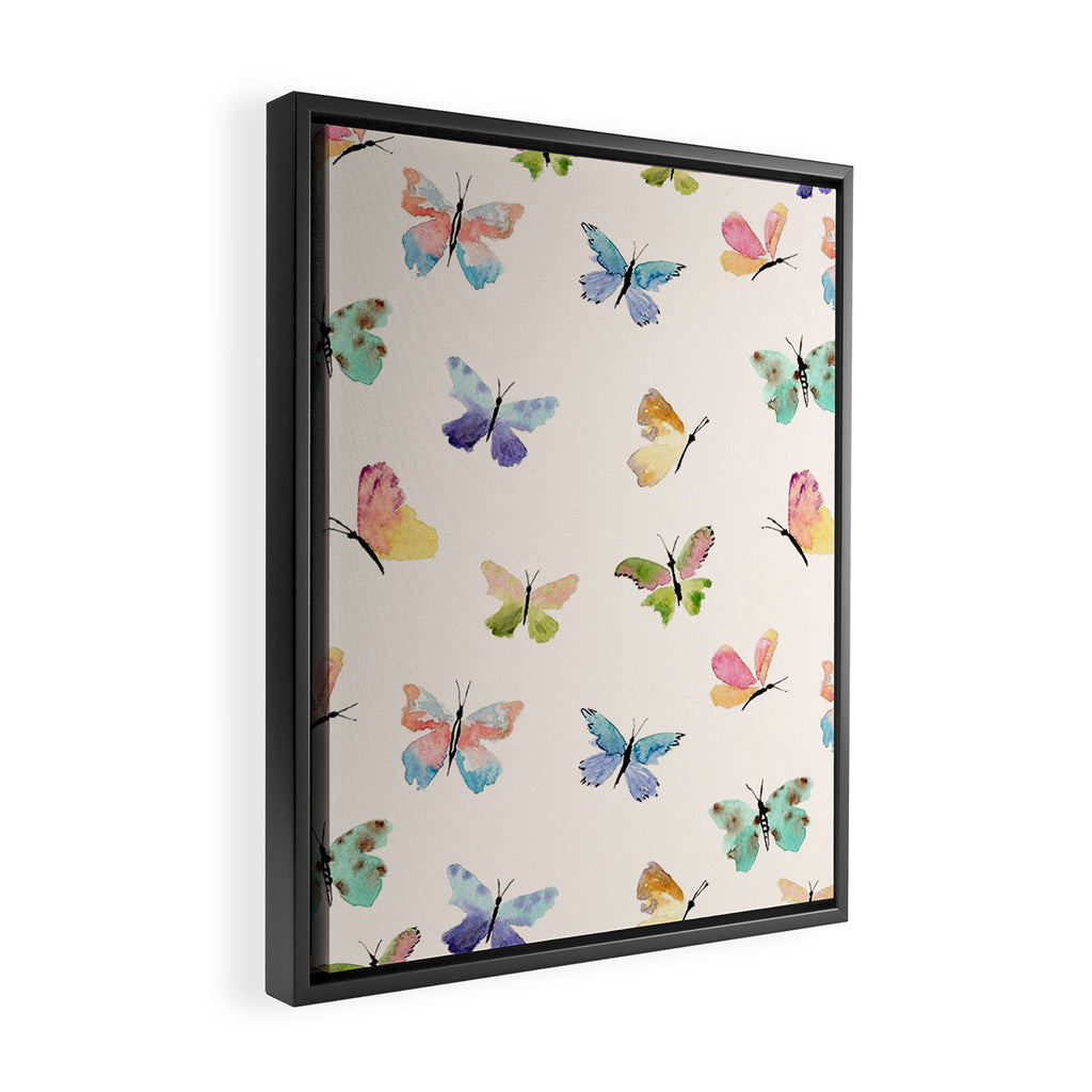 Beautiful Butterflies Framed Canvas Print Gallery Image 2