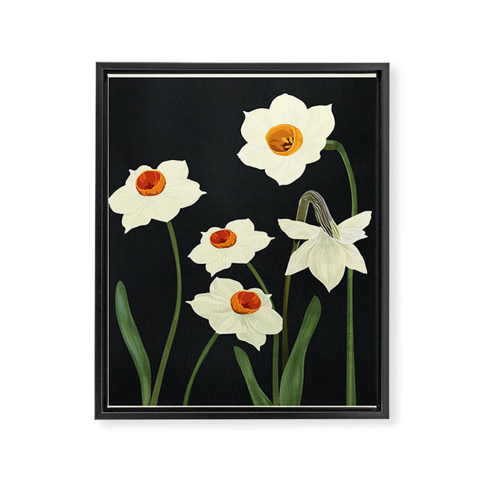 Beautiful Summer flowers I Framed Canvas Print Gallery Image 1
