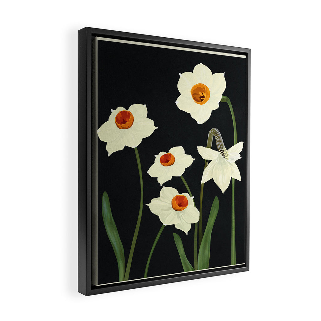 Beautiful Summer flowers I Framed Canvas Print Gallery Image 2