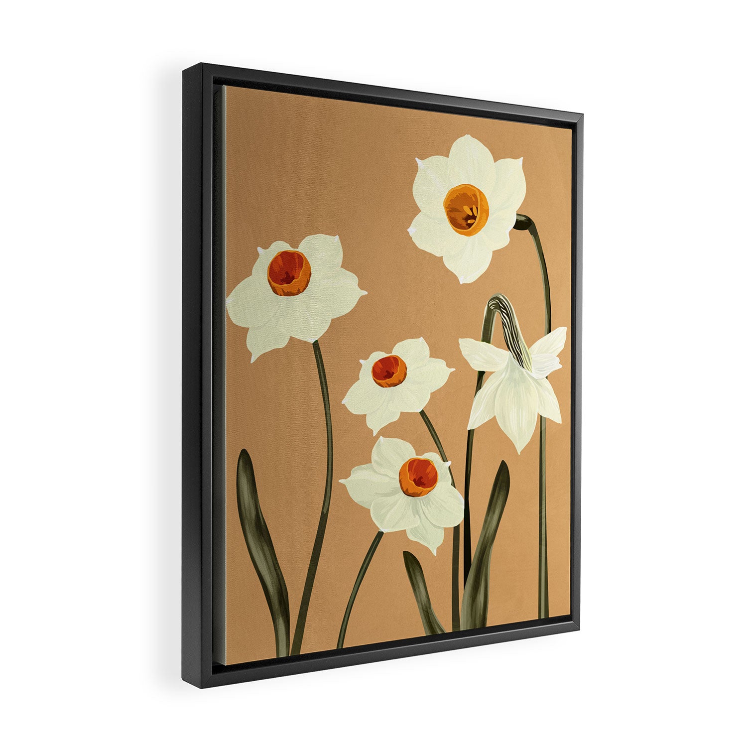 Beautiful Summer flowers II Framed Canvas Print Gallery Image 2