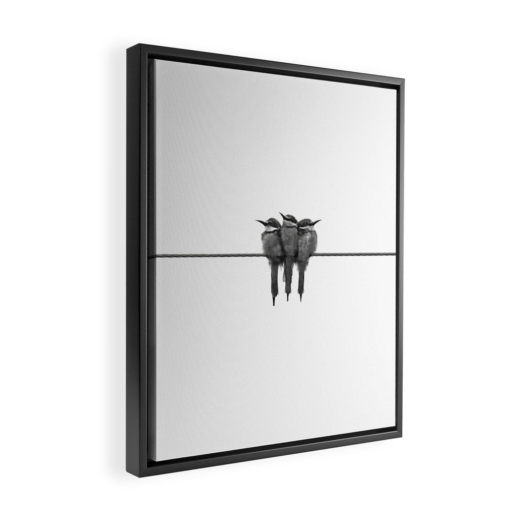 Birds Framed Canvas Print Gallery Image 2