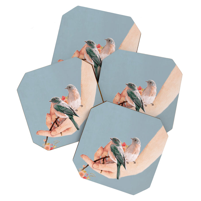 Birds on Hand Coaster Gallery Image 1